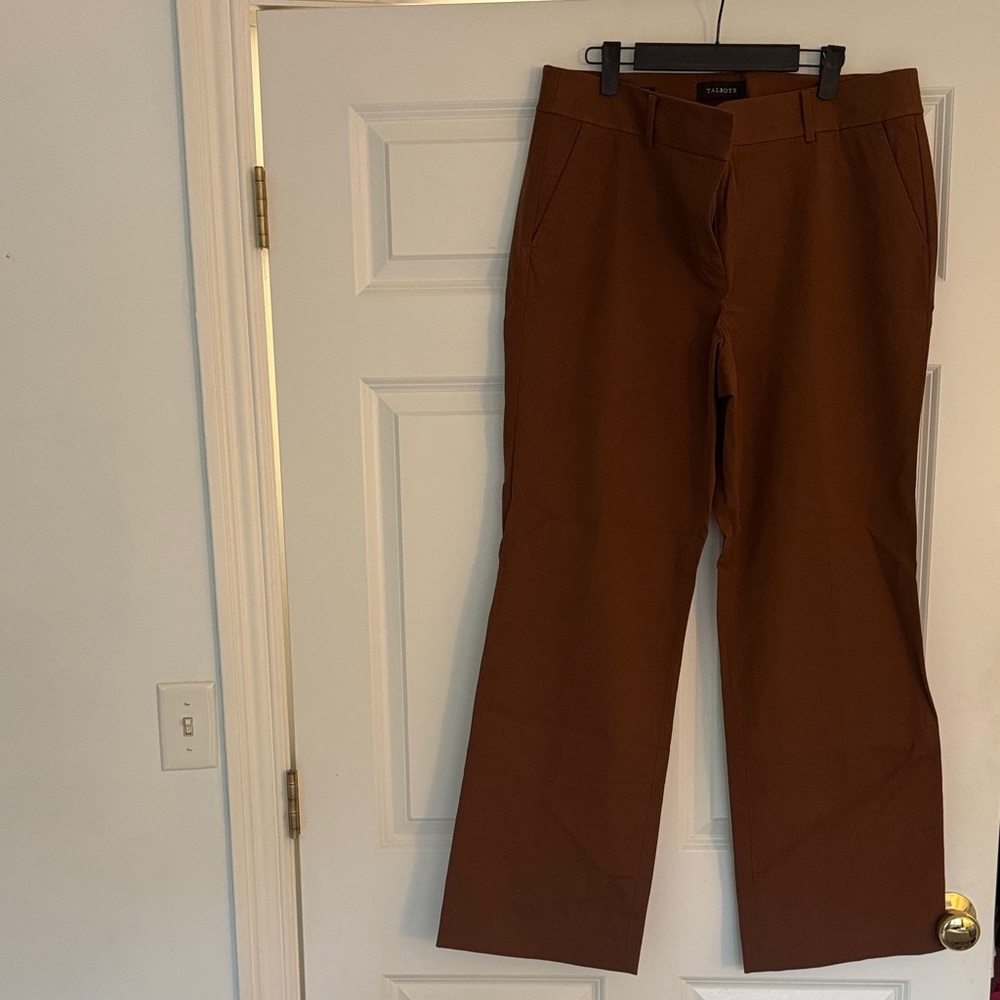 Talbots Brown Straight Leg Pants